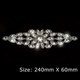 Sew-On Diamante Motif - 240mm x 65mm
